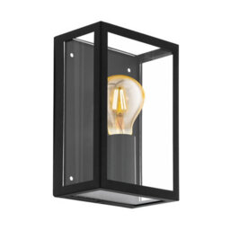 Eglo Alamonte 1 Black Metal Ip44 Outdoor Wall Light, (D) 17Cm - thumbnail 3
