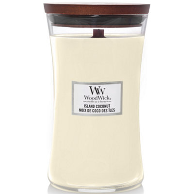 Woodwick Candle Island Coconut Large Hourglass - image 1