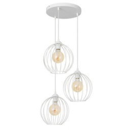 Luminosa Lighting Luminosa Mercure Cluster Pendant Ceiling Light White 40Cm - thumbnail 3