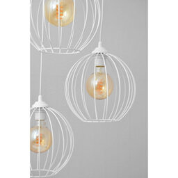 Luminosa Lighting Luminosa Mercure Cluster Pendant Ceiling Light White 40Cm - thumbnail 5