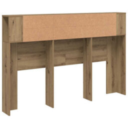 Walplus Headboard Cabinet Artisan Oak 160X18.5X103.5 Cm Engineered Wood - thumbnail 6