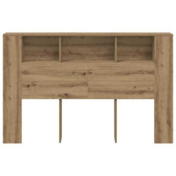 Walplus Headboard Cabinet Artisan Oak 160X18.5X103.5 Cm Engineered Wood - thumbnail 4