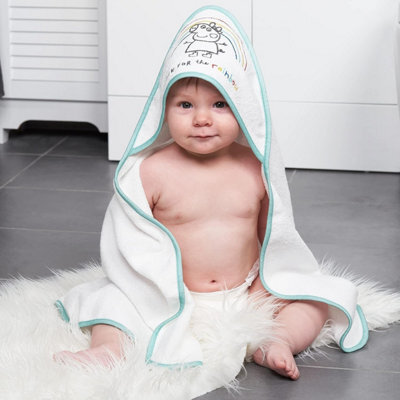 Tiny To Tots Peppa Pig Hooded Towel For Kids - image 1