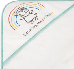 Tiny To Tots Peppa Pig Hooded Towel For Kids - thumbnail 4