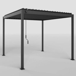 Xample Mirador 10Ft X 10Ft Louvered Aluminium Pergola With Adjustable Roof, Integrated Guttering & Sleek Modern Outdoor Design - thumbnail 2