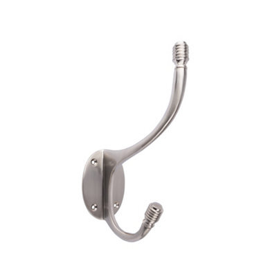 Dart Beehive Hat & Coat Hook - 150mm X 98mm - Satin Nickel