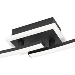 Eglo Lungolago Black Steel Minimalist Ceiling Light 901217 - thumbnail 4