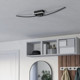Eglo Lungolago Black Steel Minimalist Ceiling Light 901217 - thumbnail 3