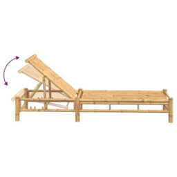Walplus Sun Lounger 55X199X30 Cm Bamboo - thumbnail 7
