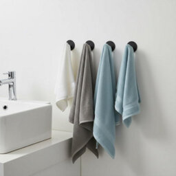 Round Adhesive Wall Hooks, Wall-Mounted Coat Rack, No Drilling Required, Stainless Steel, Towel Hook, Bathroom Towel Holder - thumbnail 4