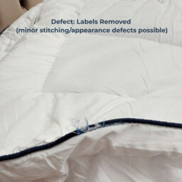 MHG Living 5Cm Thick Mattress Topper, 650 Gsm Box Stitched With Microfibre Fitted Skirt - King - thumbnail 5