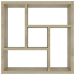 Vidaxl Wall Shelf Sonoma Oak 45.1X16X45.1 Cm Engineered Wood - thumbnail 4