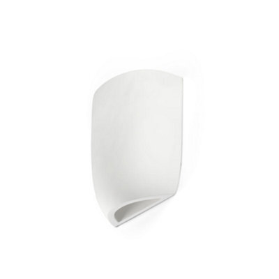 Luminosa Lighting Luminosa Kappu 16Cm Plaster Wall Lamp White 1X E14