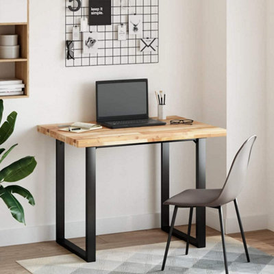 Berkfield Versatile Desk Top Untreated 120X70X4 Cm Solid Wood Acacia