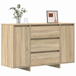 Berkfield Sideboard Sonoma Oak 120X41X75 Cm Engineered Wood - thumbnail 3