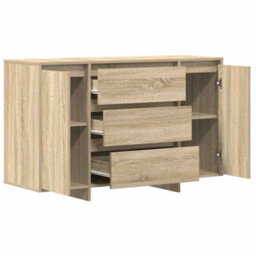 Berkfield Sideboard Sonoma Oak 120X41X75 Cm Engineered Wood - thumbnail 5
