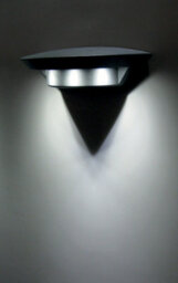 Stylish Outdoor Ip54 Wall Light Sconce With Led Bulb In Graphite Finish - thumbnail 2