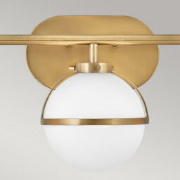 Luminosa Lighting Luminosa Hinkley Hollis Bathroom Wall Lamp Heritage Brass, Ip44 - thumbnail 2