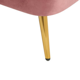 Beliani Left-Hand Chaise Longue Allier Velvet Pink - thumbnail 8