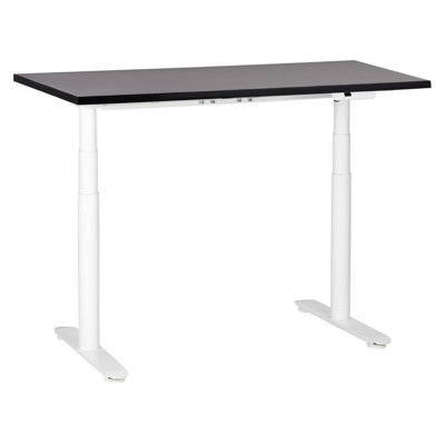 Beliani Electric Adjustable Standing Desk Destinas 120 Cm 72 Cm Black/ White - image 1