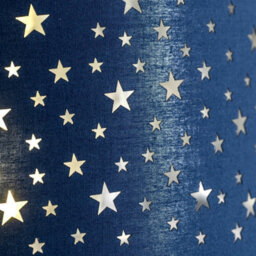 CGC Lighting Cgc Round Drum Childrens Lampshade Star Pattern Navy Shade Kids - thumbnail 5