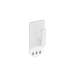 Securit Square Removable Hooks (Pack Of 3) White (45mm X 25mm) - thumbnail 1