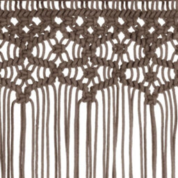 Walplus Macrame Curtain Taupe 140X240 Cm Cotton - thumbnail 4
