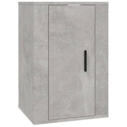 Berkfield 4 Piece Tv Cabinet Set Concrete Grey Engineered Wood - thumbnail 5
