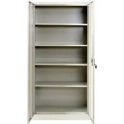 Workshop Cabinet - Height 1850 mm Grey - Manutan Expert - thumbnail 2