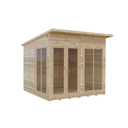 Shire Lela Summerhouse 8X8 Ft With Double Doors - thumbnail 4