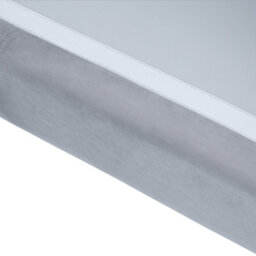 Beliani Corner Sofa 4 Seater Oslo Velvet Grey Right Hand - thumbnail 7