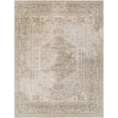 Livabliss Lillian-Washable Orange Brown Traditional Vintage Boho Living Dining Rug 140 X 200 Cm Easy Care, Non Shedding - image 1