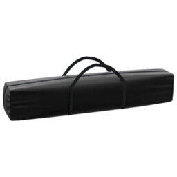 Walplus Folding Party Tent Garden Gazebo Canopy With Sidewalls Black 2X2 M - thumbnail 8