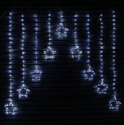 Samuel Alexander 1.2M X 1.2M Flexibrights Christmas Star Curtain Lights With 258 White Leds - thumbnail 3