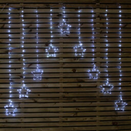Samuel Alexander 1.2M X 1.2M Flexibrights Christmas Star Curtain Lights With 258 White Leds - thumbnail 1