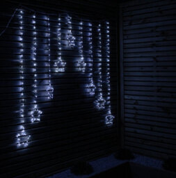 Samuel Alexander 1.2M X 1.2M Flexibrights Christmas Star Curtain Lights With 258 White Leds - thumbnail 4