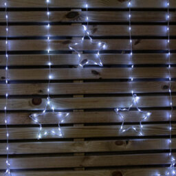 Samuel Alexander 1.2M X 1.2M Flexibrights Christmas Star Curtain Lights With 258 White Leds - thumbnail 5