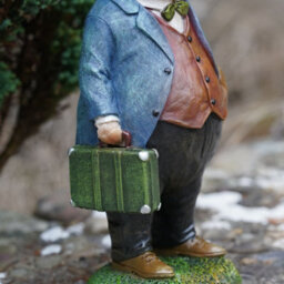 Burgess Gentleman Pig Resin Sculpture Home Garden Piggy Statue Outdoor Animal Ornament Farm Animals British Gift - thumbnail 4