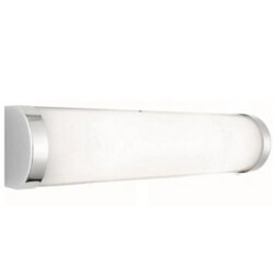 Chrome Led Bathroom Mirror Wall Light Ip21 40W E14 Bulb - thumbnail 3