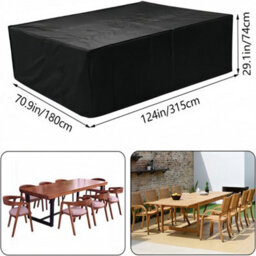 Oxford 210D Garden Furniture Cover, 120 X 60 106 Cm, Waterproof, Windproof, Uv Resistant - thumbnail 6