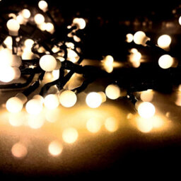 Geezy Christmas Lights Warm White Berry Fairy String Outdoor 200 Led Xmas Lights Timer - thumbnail 1