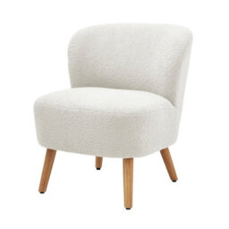 Gfw Evie Boucle Teddy Accent Chair Cream - thumbnail 3