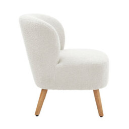 Gfw Evie Boucle Teddy Accent Chair Cream - thumbnail 4