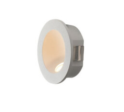 Luminosa Lighting Luminosa Onyx Outdoor Led Recessed Wall Light White, Ip54 144Lm 4000K 9X4Cm - thumbnail 1