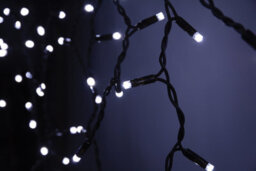 LYYT Christmas Festive Connectable Icicle-Inspired Outdoor 100 Led String Lights- Cool White - thumbnail 4