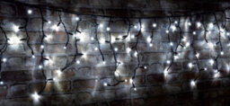 LYYT Christmas Festive Connectable Icicle-Inspired Outdoor 100 Led String Lights- Cool White - thumbnail 1