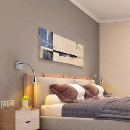Long Life Lamps Company Led Indoor Bedside Reading Wall Light 2W 3000K Chrome H3144 - thumbnail 8
