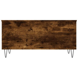 Berkfield Coffee Table Smoked Oak 90X44.5X45 Cm Engineered Wood - thumbnail 6