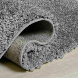 Prime Plus Light Grey Extra Thick Heavy 5Cm Pile Soft Shaggy Rugs Modern Area Rugs Bedroom Hall Rugs 160Cm X 230Cm - thumbnail 3