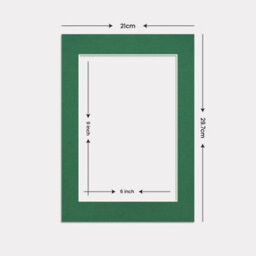 Ak Frames A4 Emerald Picture Mounts To Fit 9X6 Aperture Size - Mount Board Only (No Frame Included) - thumbnail 3